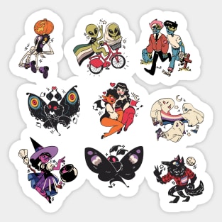 Halloween LGBTQ+ Monsters pack  (SELECT LARGE) Sticker